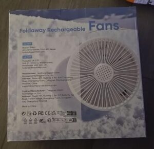 8 Inche Foldable Standing Fan with Remote