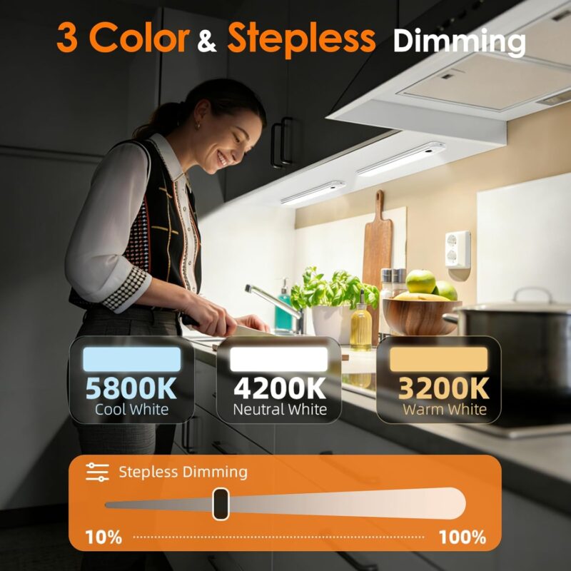 6 Pack Under Cabinet Lighting  -Free Shipping