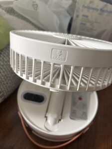 8 Inche Foldable Standing Fan with Remote