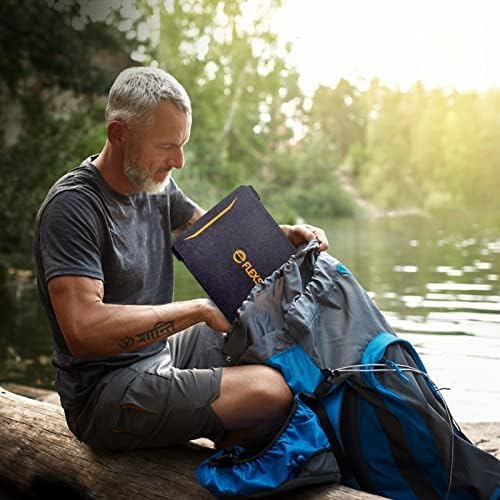 40W Foldable Solar Panel Charger, USB-C USB-A & DC Outputs